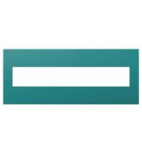 Legrand Canada AWP6GTB1 - Turquoise Blue, 6-Gang Wall Plate