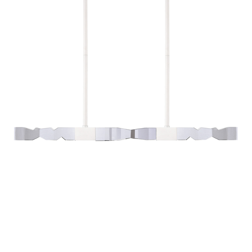 Mamadim 49" LED 4-Light, 2"x2" Crystal Linear in Matte White