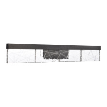 ZEEV Lighting VL11509-LED-36A-SBB - Lucus 35" LED Sleek Crystal Vanity in Satin Brushed Black