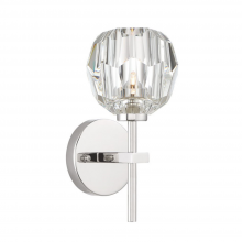 ZEEV Lighting WS70033-1-PN - Parisian 24" Crystal Wallchieres Wall Sconce in Polished Nickel