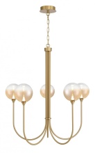 Eurofase 48922-039 - Iissa-Chandelier-5Lt-34In-GD-AM