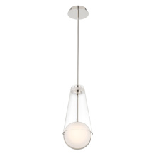 Eurofase 45609-028 - Solari 2 Light Pendant in Polished Nickel