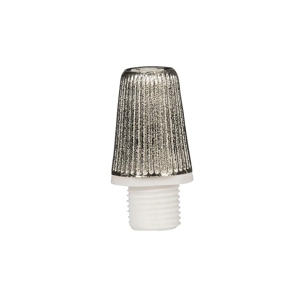 Silver 1/8 IP Bushing; For 18/2 SVT Wire