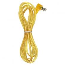 Satco Products Inc. 90/2390 - 12 Foot 18/2 SPT-2 105C Flat Plug Cord Set; White Finish; 72" Hank; 150 Carton; Molded Plug;