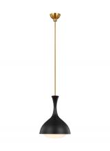 Visual Comfort & Co. Studio Collection AEP1011BBSMBK - One Light Small Pendant