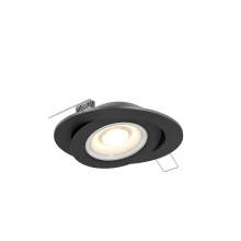 Dals FGM6-CC-BK - 6 Inch Flat Recessed LED Gimbal Light