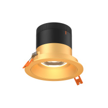 Dals RC04-CC-35-RGGD-TGD - 4in Modular Downlight, 5CCT, 35 degree Beam Angle, Regressed, Gold, Gold Trim